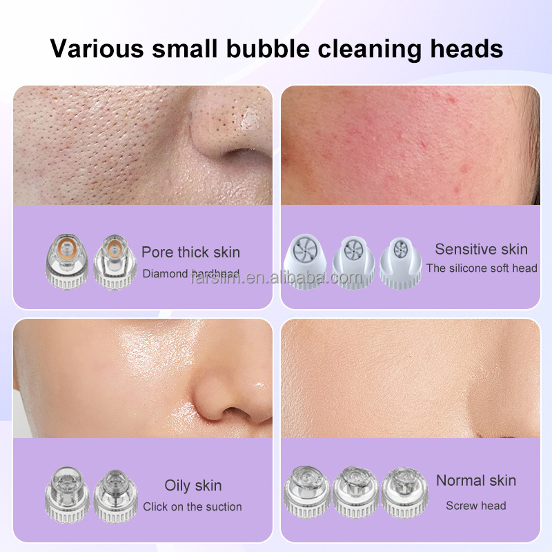 最新の真空ブラックヘッド除去バブル洗顔アクアピールハイドラフ - Hydra Dermabrasion Aqua Peel Machine のレビューと価格