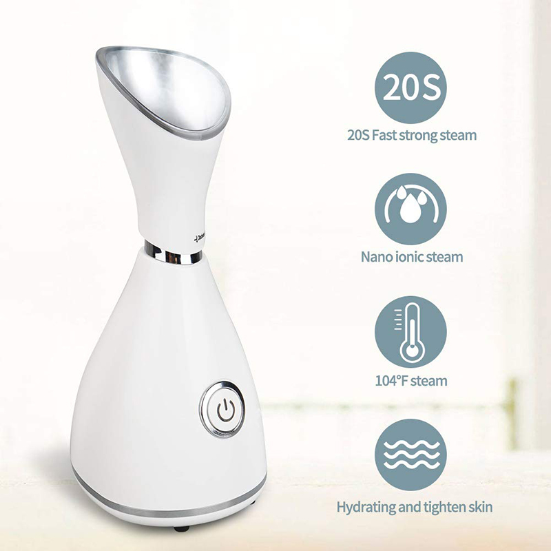 ポータブルナノイオンホットミストフェイシャルスチーマー プロ - Facial Steamer Nano Ionic Hot Mist のレビューと価格