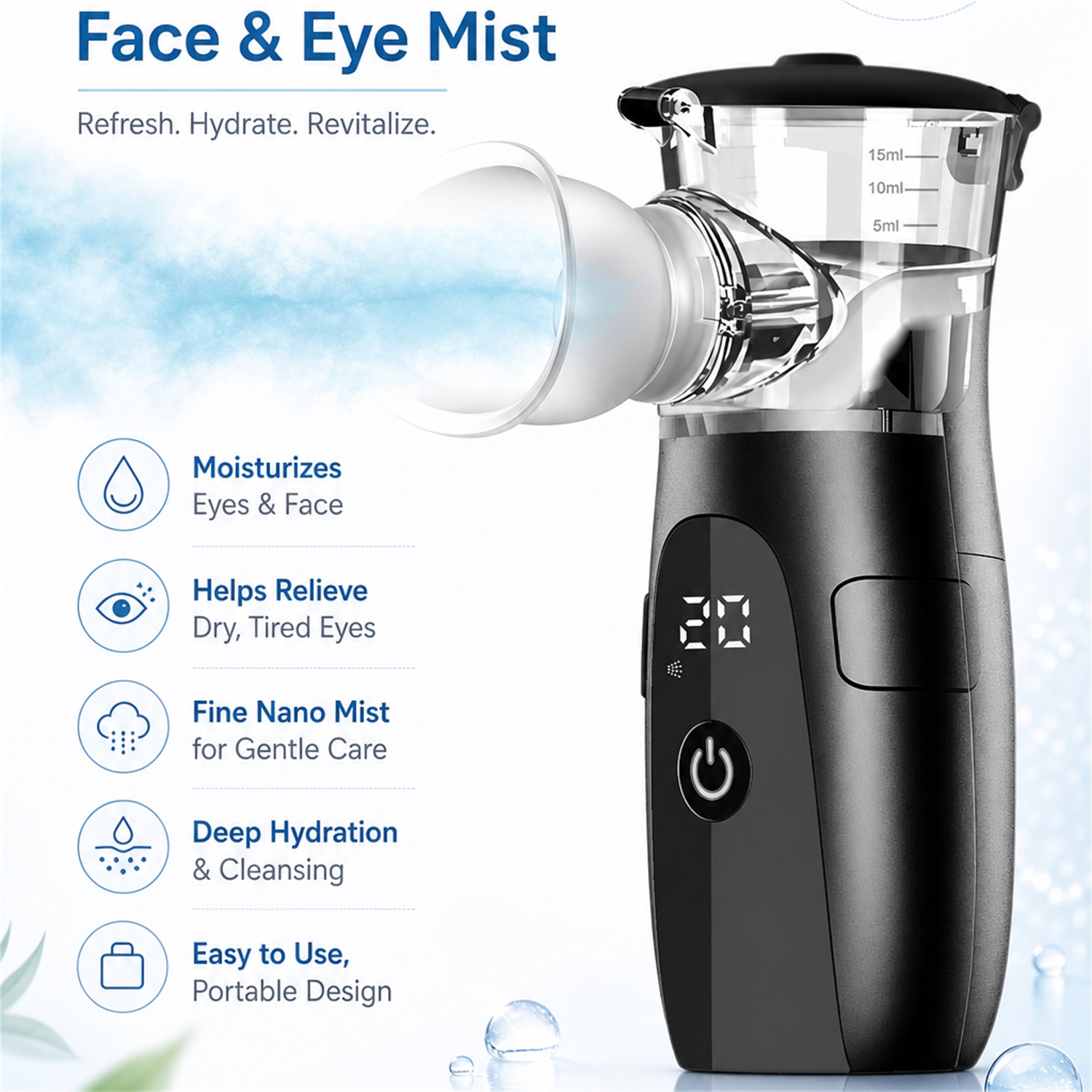 フェイシャルスチーマー ナノイオンホットミスト フェイススチ - Facial Steamer Nano Ionic Hot Mist のレビューと価格