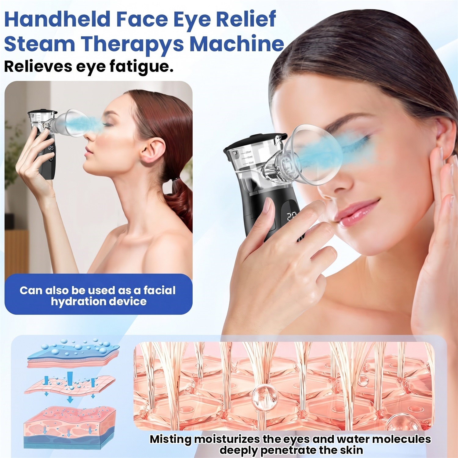フェイシャルスチーマー ナノイオンホットミスト フェイススチ - Facial Steamer Nano Ionic Hot Mist のレビューと価格