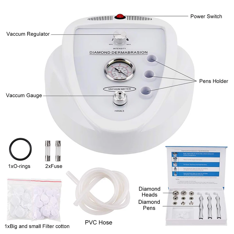 ダイヤモンドマイクロダーマブレーションマシン 3 in 1  - Diamond Microdermabrasion Machine 3 In 1 のレビューと価格