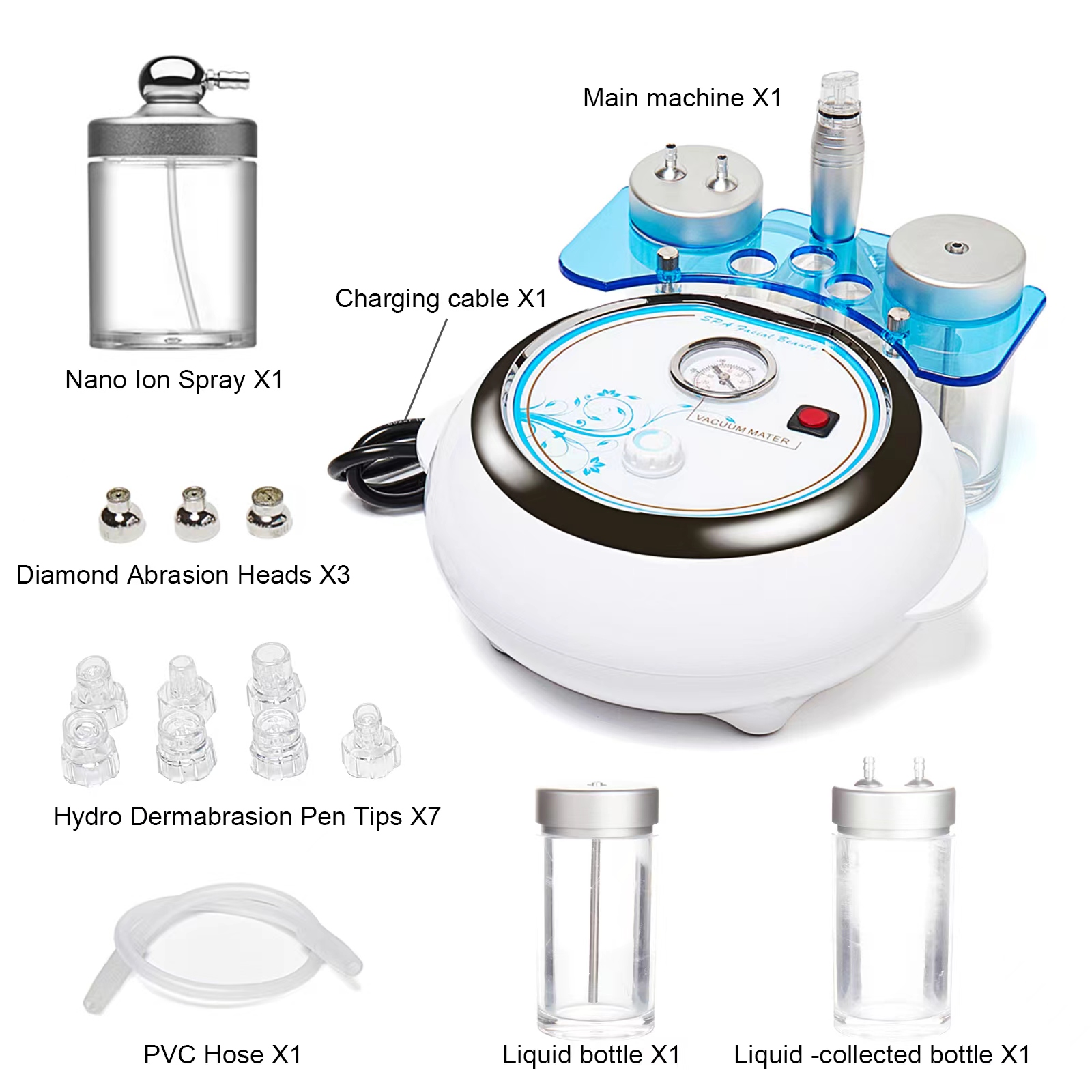 ポータブルフェイシャルマイクロダーマブレーションウォーターオ - Hydra Dermabrasion Aqua Peel Machine のレビューと価格
