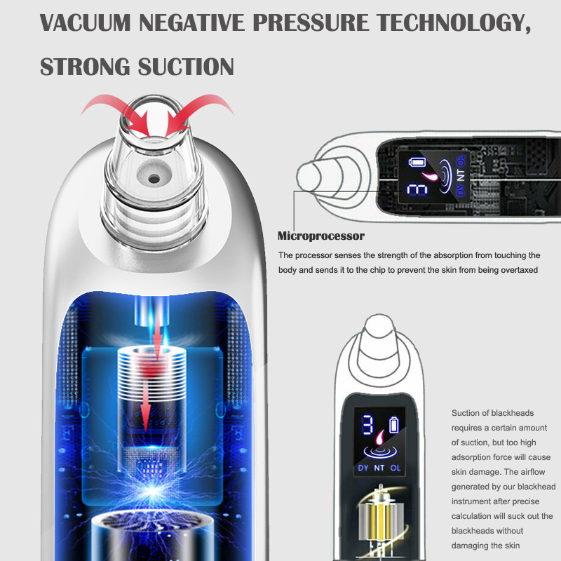 電動ブラックヘッドリムーバー 深層洗浄 毛穴クリーナー フェ - Blackhead Remover Vacuum Suction のレビューと価格