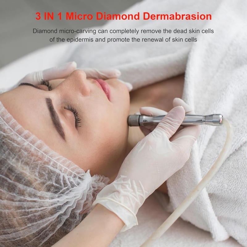 3 in 1 ダイヤモンドマイクロダーマブレーションマシン  - Diamond Microdermabrasion Machine 3 In 1 のレビューと価格