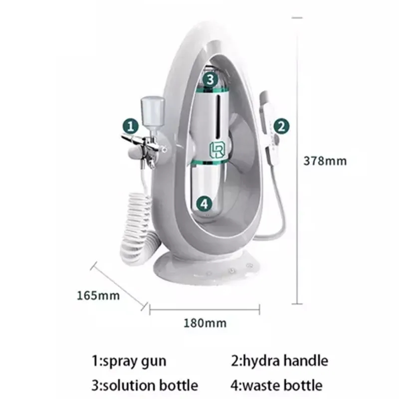 ピーリング美容機器 新型小型バブル酸素注入器 ハイドラダーマ - Hydra Dermabrasion Aqua Peel Machine のレビューと価格