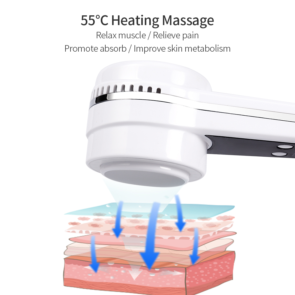 3色LED光子療法ホットコールドハンマークライオセラピー肌を - Cold Warm Hammer Facial Machine のレビューと価格