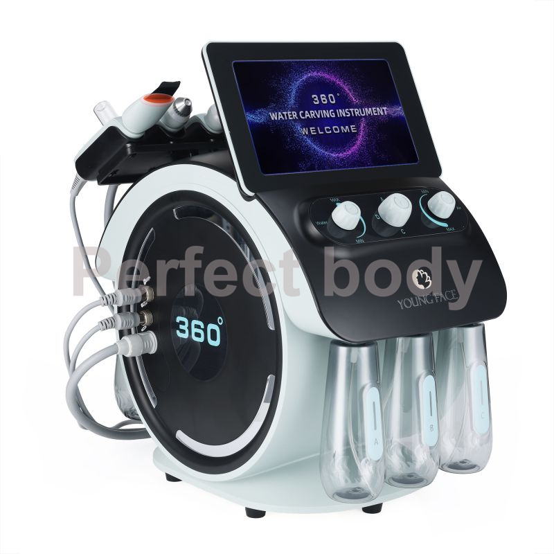 可視性水素小気泡6 in 1ハイドラダーマブレーションフェイ - Hydra Dermabrasion Aqua Peel Machine のレビューと価格