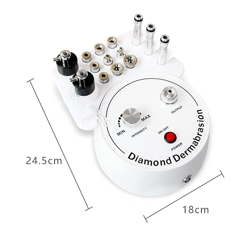 ポータブル真空吸引黒ずみ除去ダイヤモンドチップマイクロダーマ - Blackhead Remover Vacuum Suction のレビューと価格