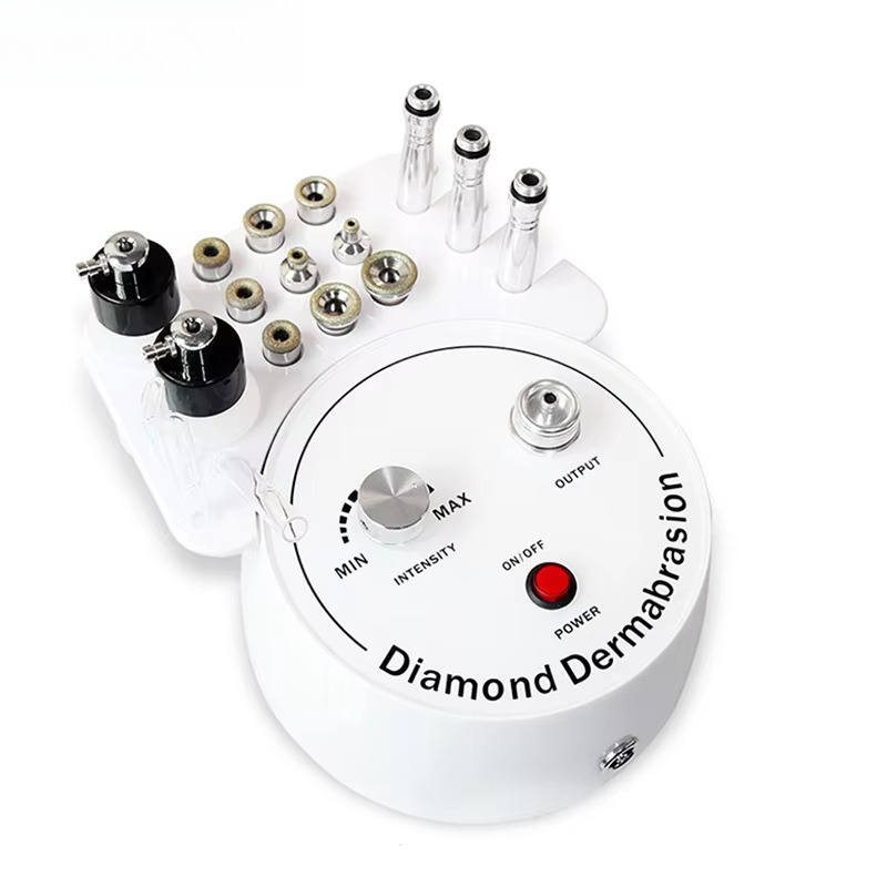 ポータブル真空吸引黒ずみ除去ダイヤモンドチップマイクロダーマ - Blackhead Remover Vacuum Suction のレビューと価格
