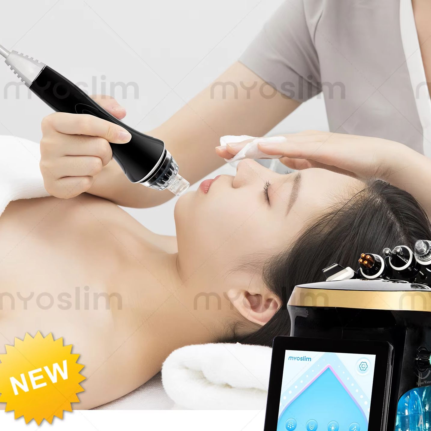 ウォーターハイドラダーマブレーションマシン。酸素とブラックゴ - Hydra Dermabrasion Aqua Peel Machine のレビューと価格