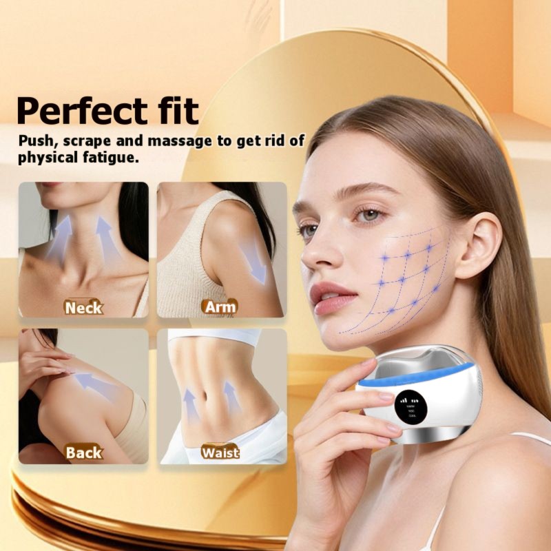 TAIGH - 顔と首の引き締めに効果的なグアシャマッサージ - Microcurrent Face Massager Gua Sha のレビューと価格