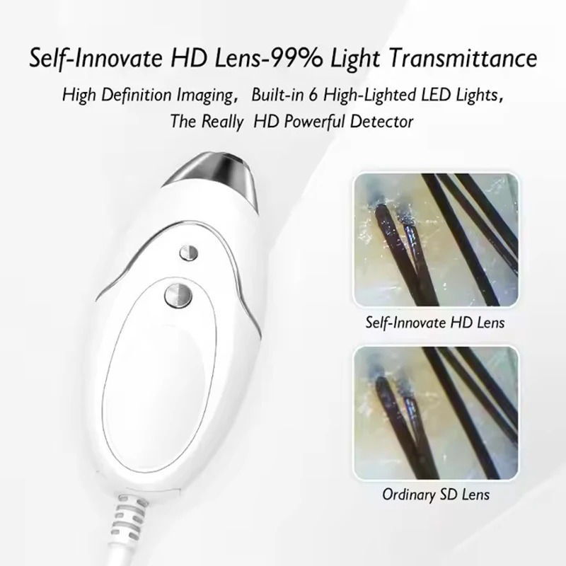 2026年プロ仕様ヘア頭皮カメラ検出器HDデジタル肌分析器毛 - Skin Moisture Analyzer Digital Detector のレビューと価格