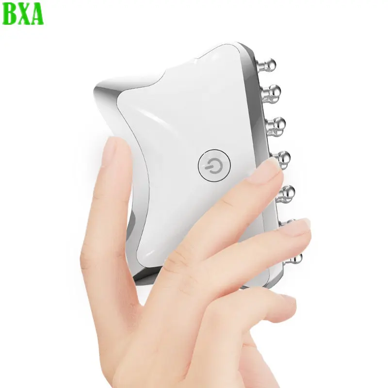 EMS マイクロカレントフェイシャルマッサージャー電気スクレ - Microcurrent Face Massager Gua Sha のレビューと価格